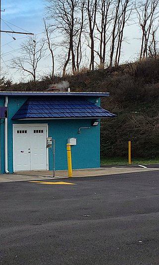 Car Wash Front Right Side of Building